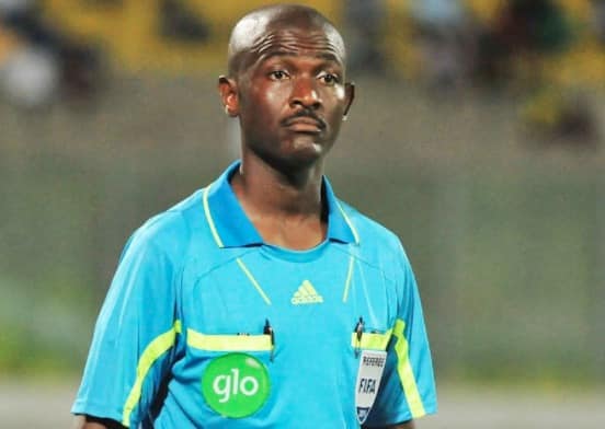 Joseph Lamptey , the referee banned by FIFA for life
