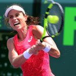 Konta beat Wozniacki 6-4, 6-3