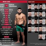 ufc fight card